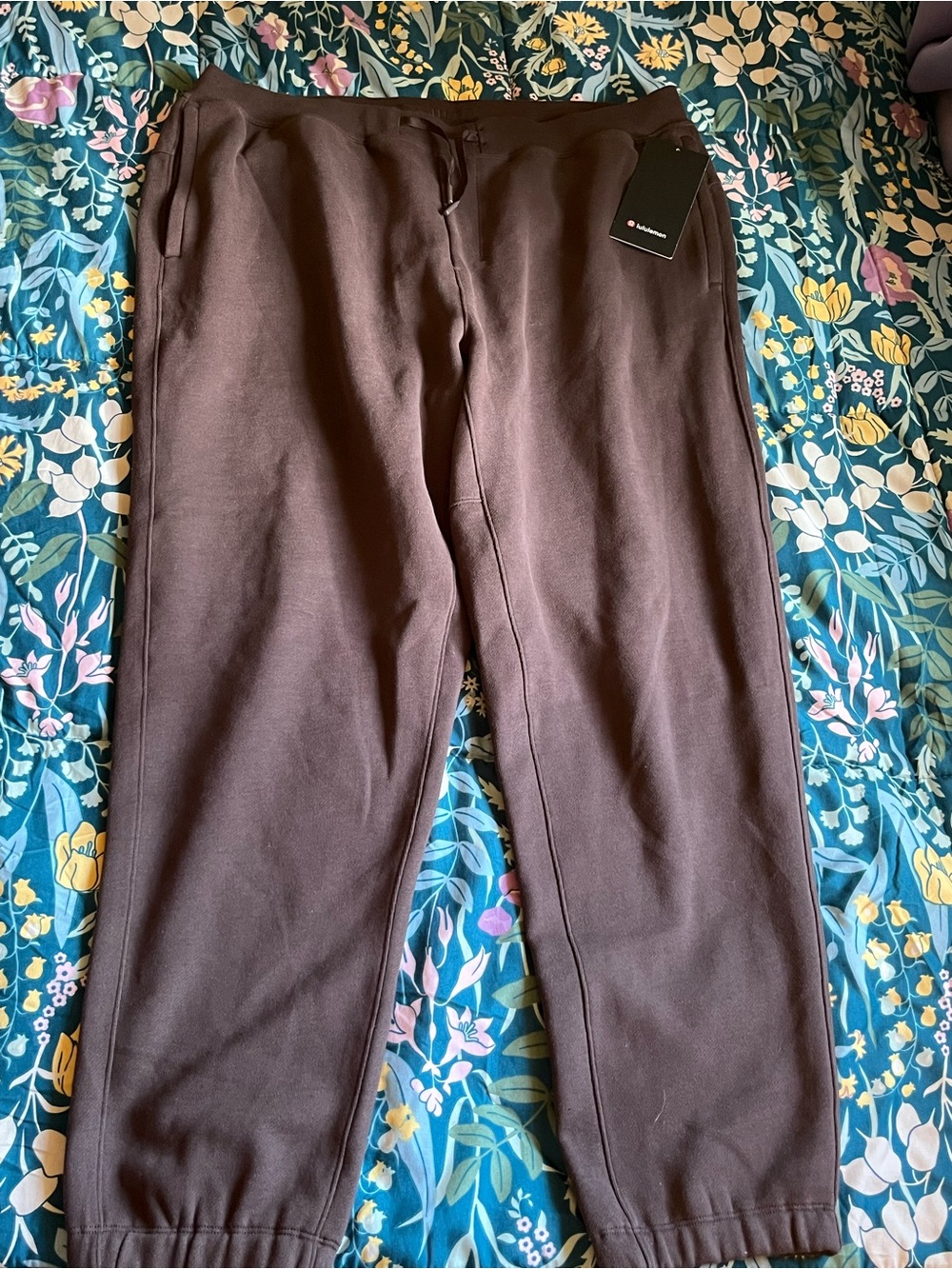 lululemon athletica Steady State Classic Fit Men's Brown Joggers Size 2XL NWT